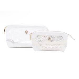 Kendra Scott  2 Pc Makeup Bag Set